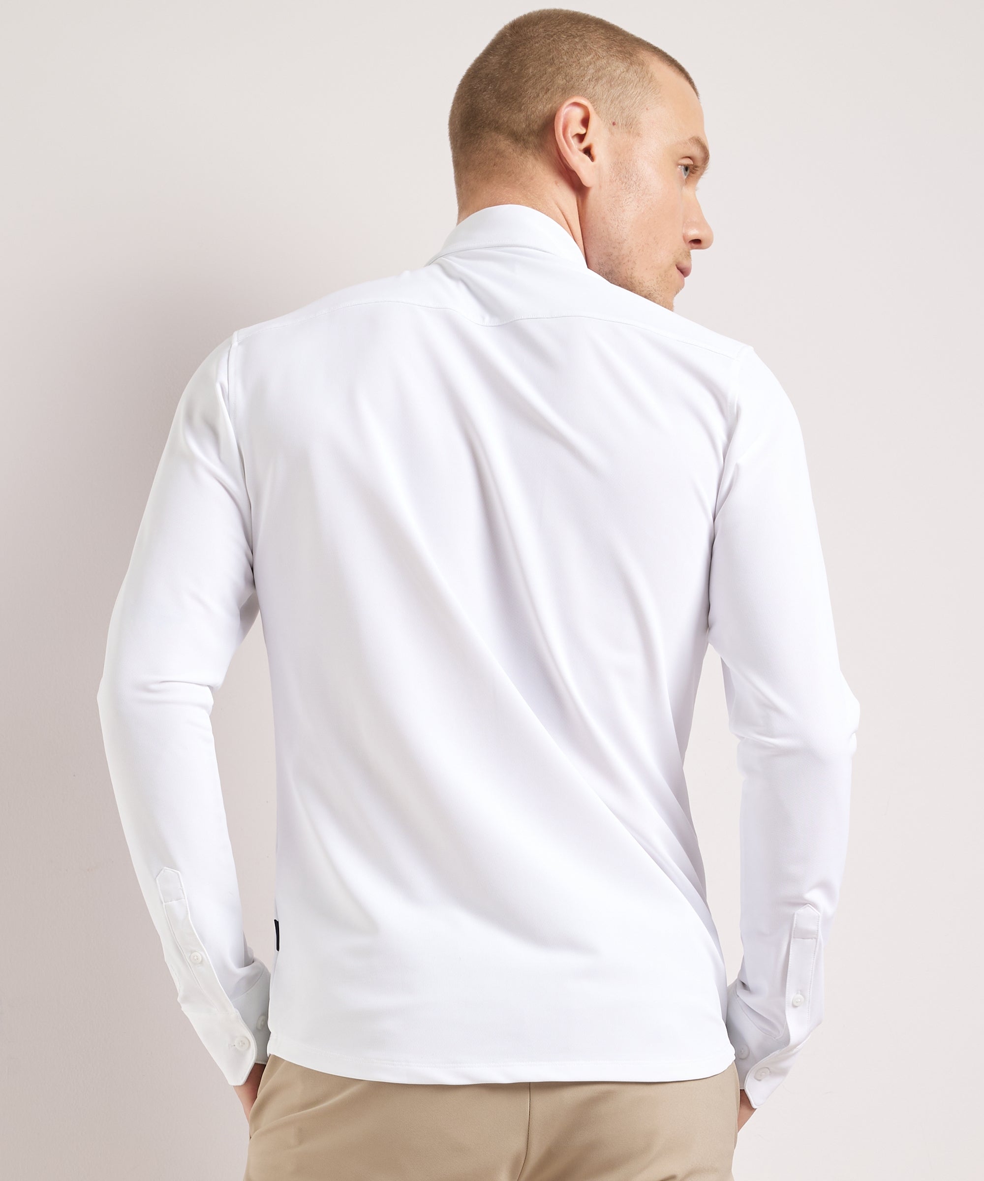 Heren Smart Casual Stretch Overhemd