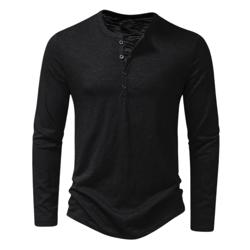 Men's Long Sleeve Casablanca T-Shirt in Soft Cotton