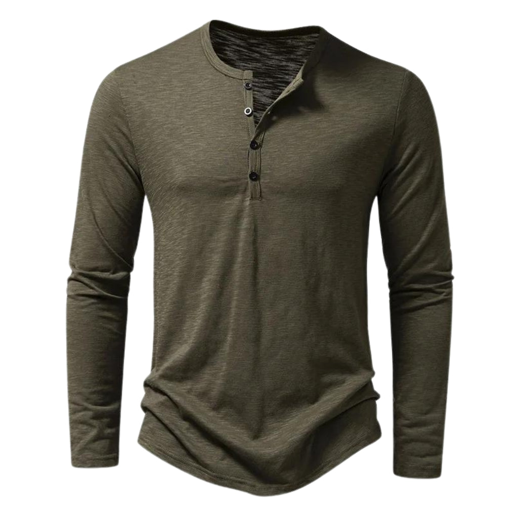 Men's Long Sleeve Casablanca T-Shirt in Soft Cotton