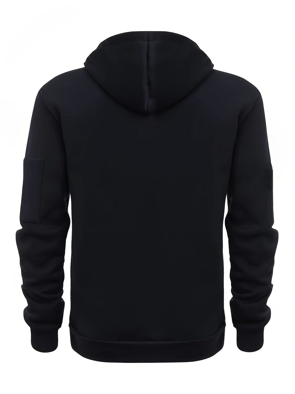 Men's Zip-Up Hoodie with Side Pocket