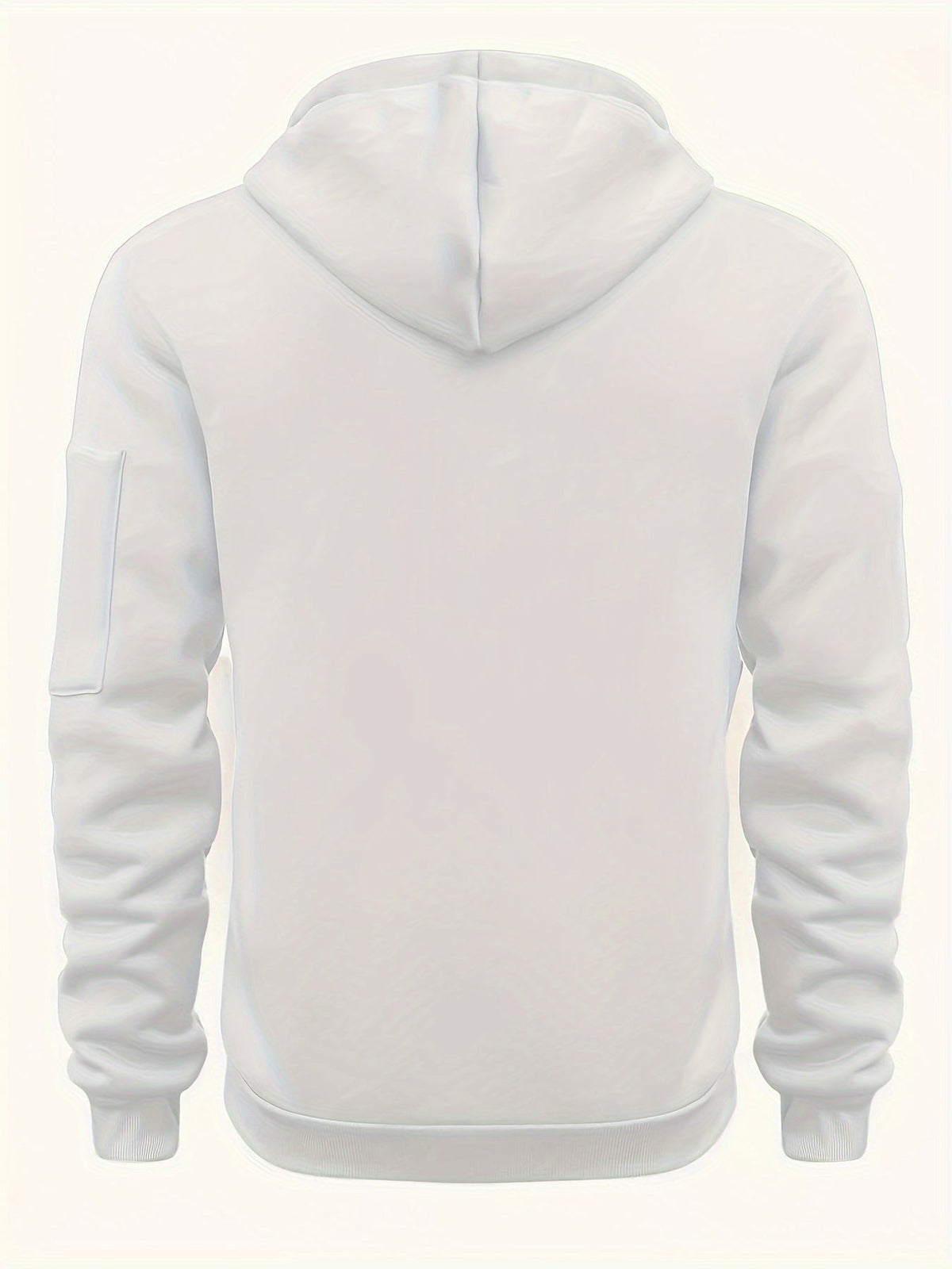 Men's Zip-Up Hoodie with Side Pocket