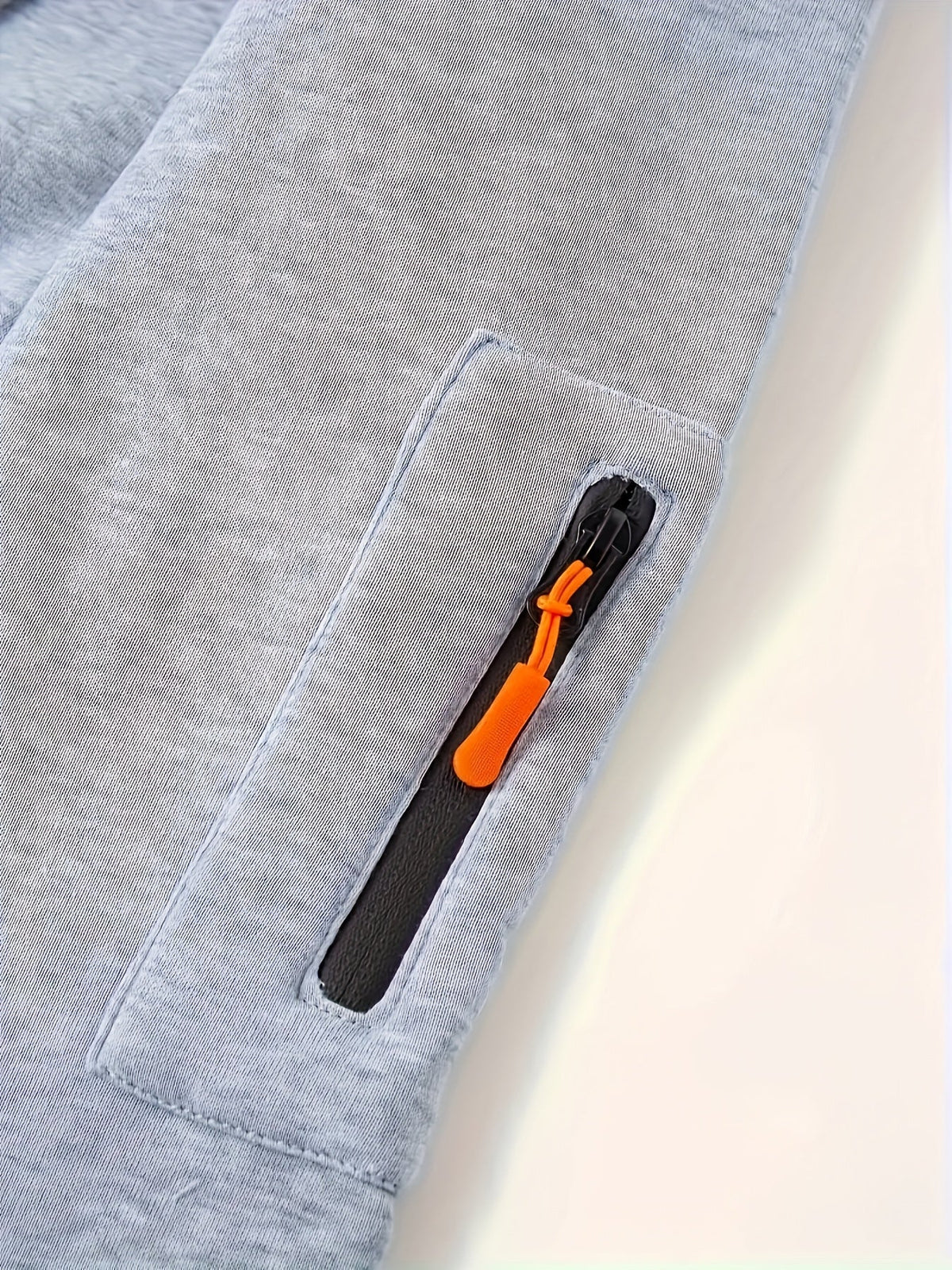 Men's Zip-Up Hoodie with Side Pocket