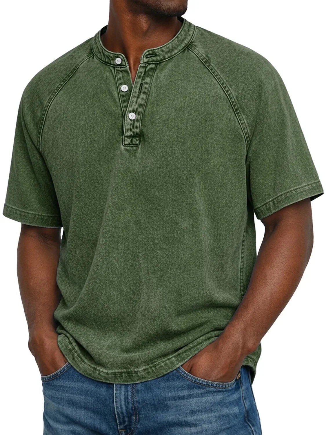 Men's Shirt with Buttons Short Sleeves Casual