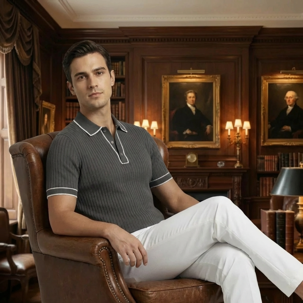 OLDMONEYLOOK | Men’s Classic Short Sleeve Button-Up