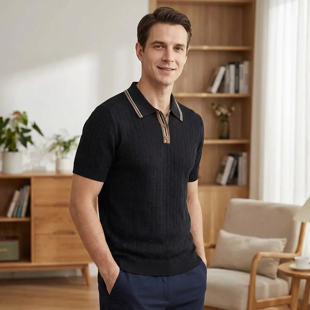 OLDMONEYLOOK | Men’s Refined Knit Polo