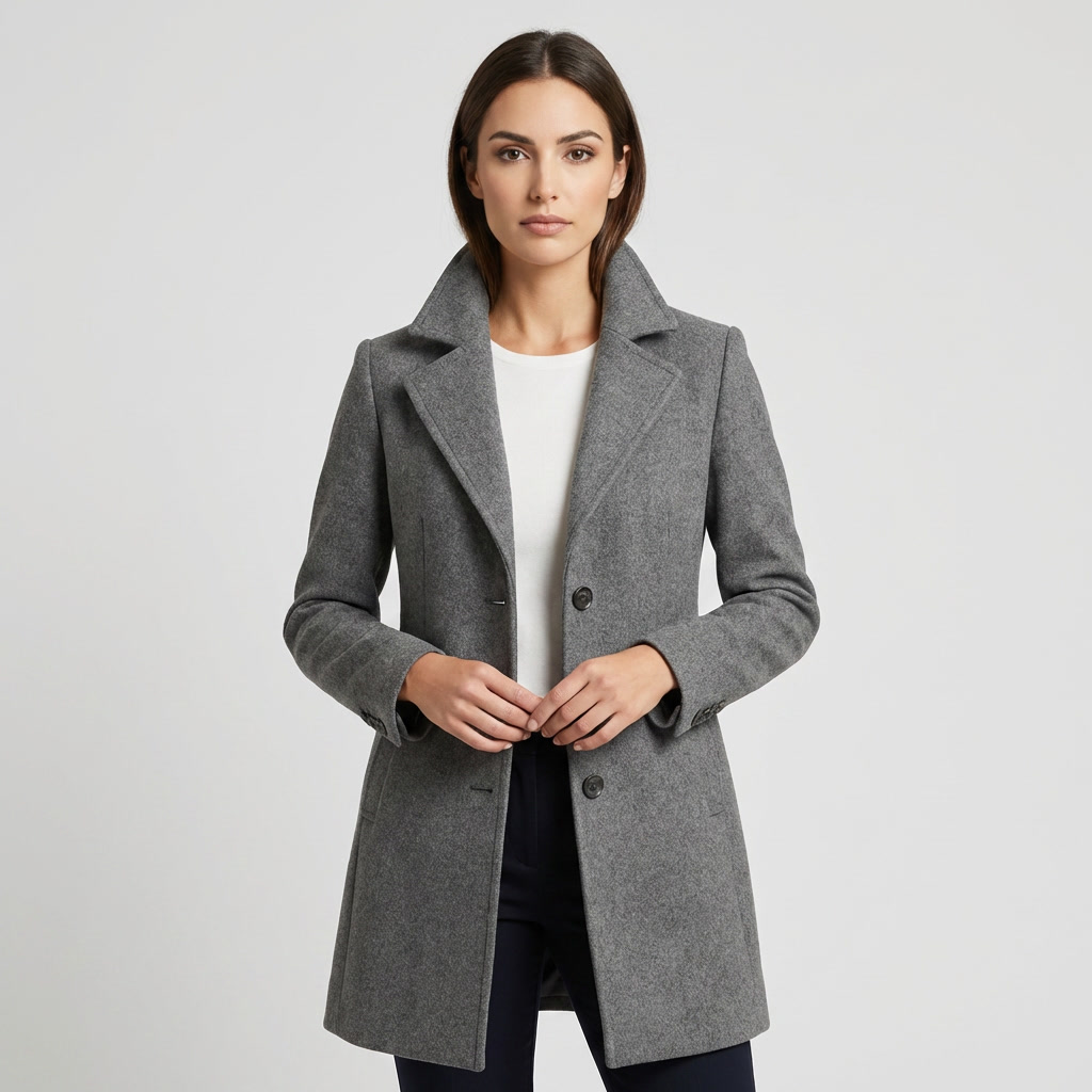 OldMoneyLook | Women’s Long Wool Coat (Heritage Overcoat)