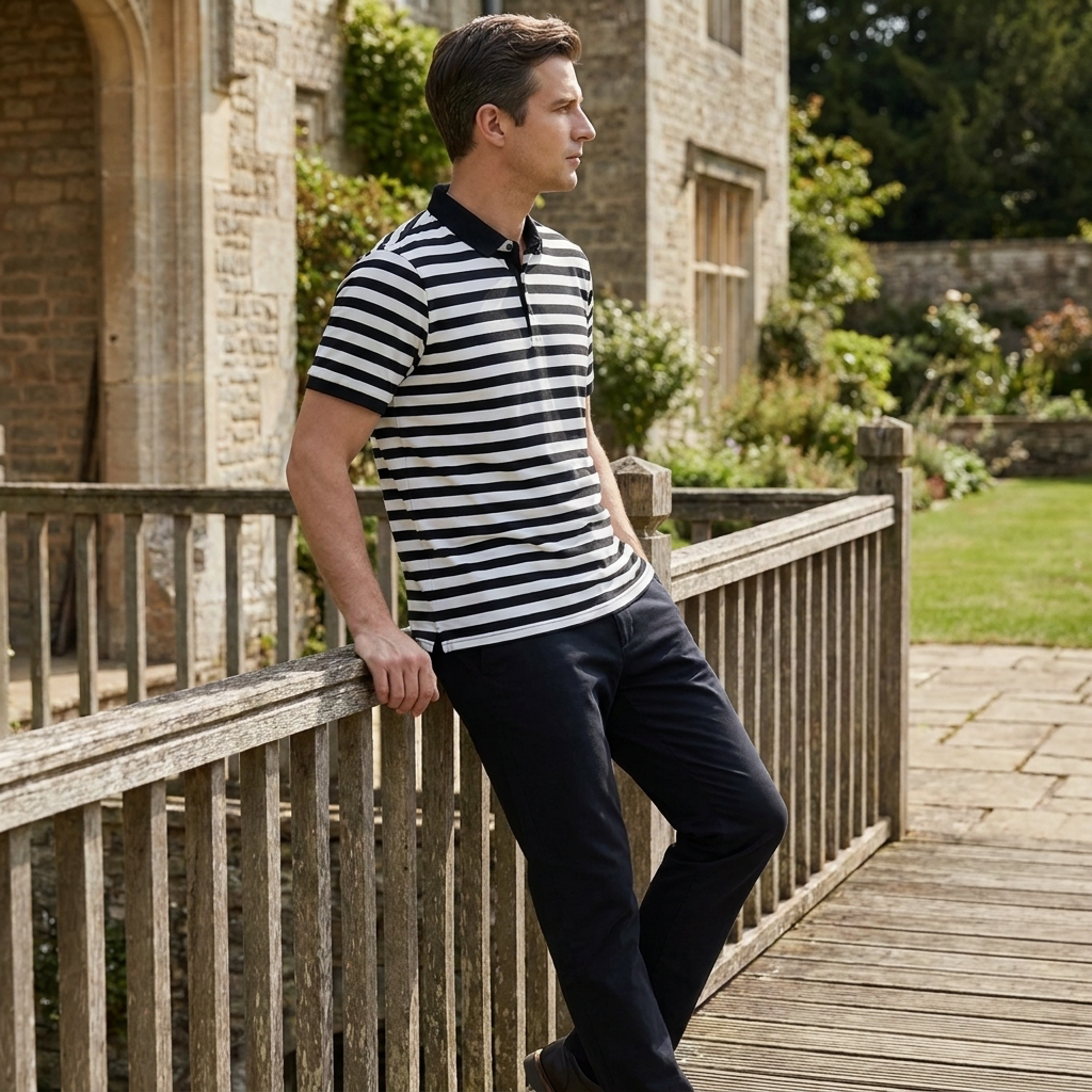 OLDMONEYLOOK | Men’s Classic Mariner Polo