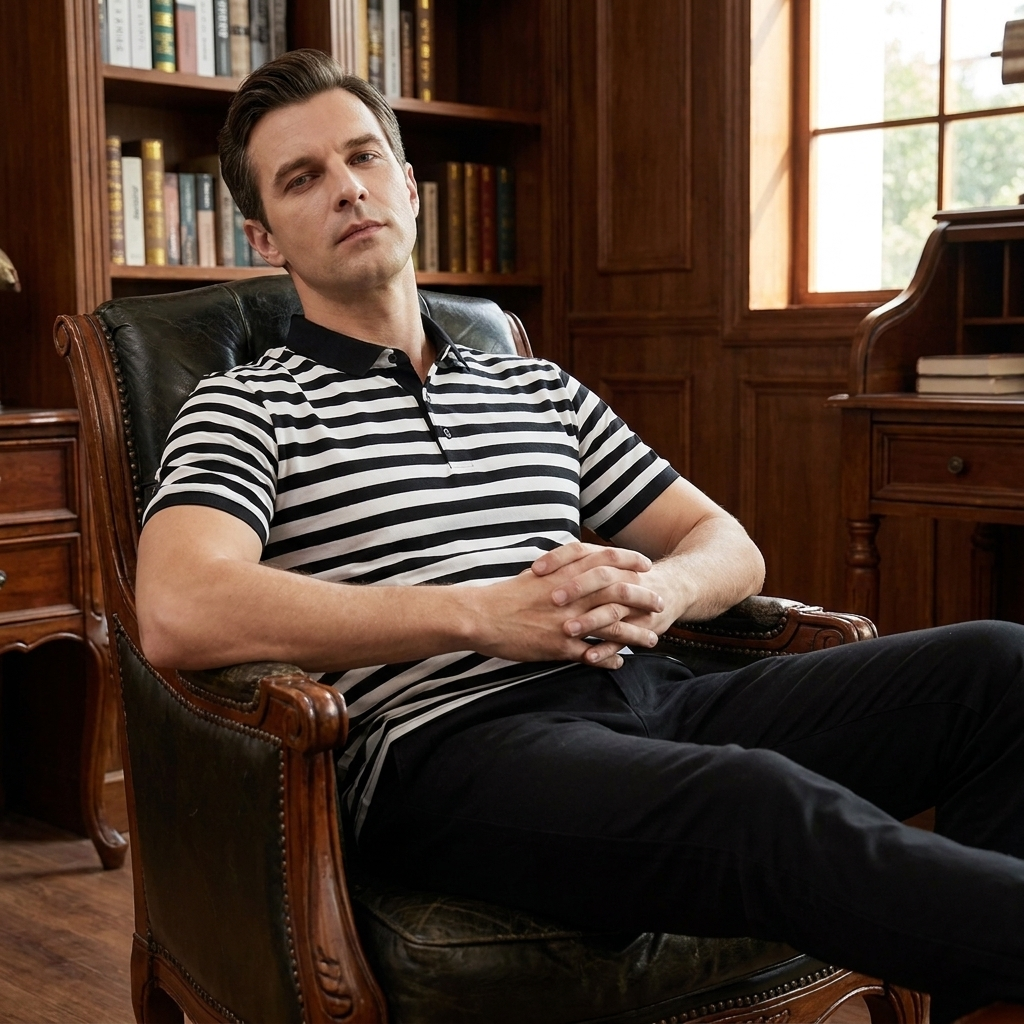 OLDMONEYLOOK | Men’s Classic Mariner Polo