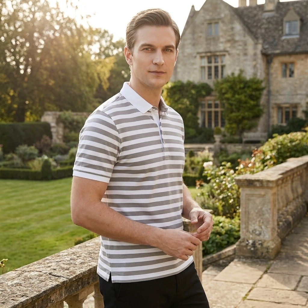 OLDMONEYLOOK | Men’s Classic Mariner Polo