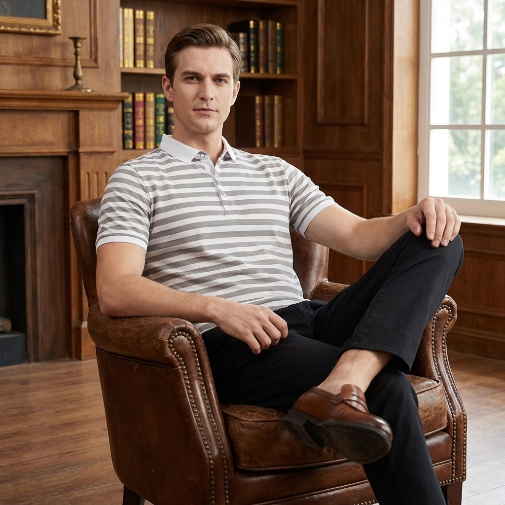 OLDMONEYLOOK | Men’s Classic Mariner Polo