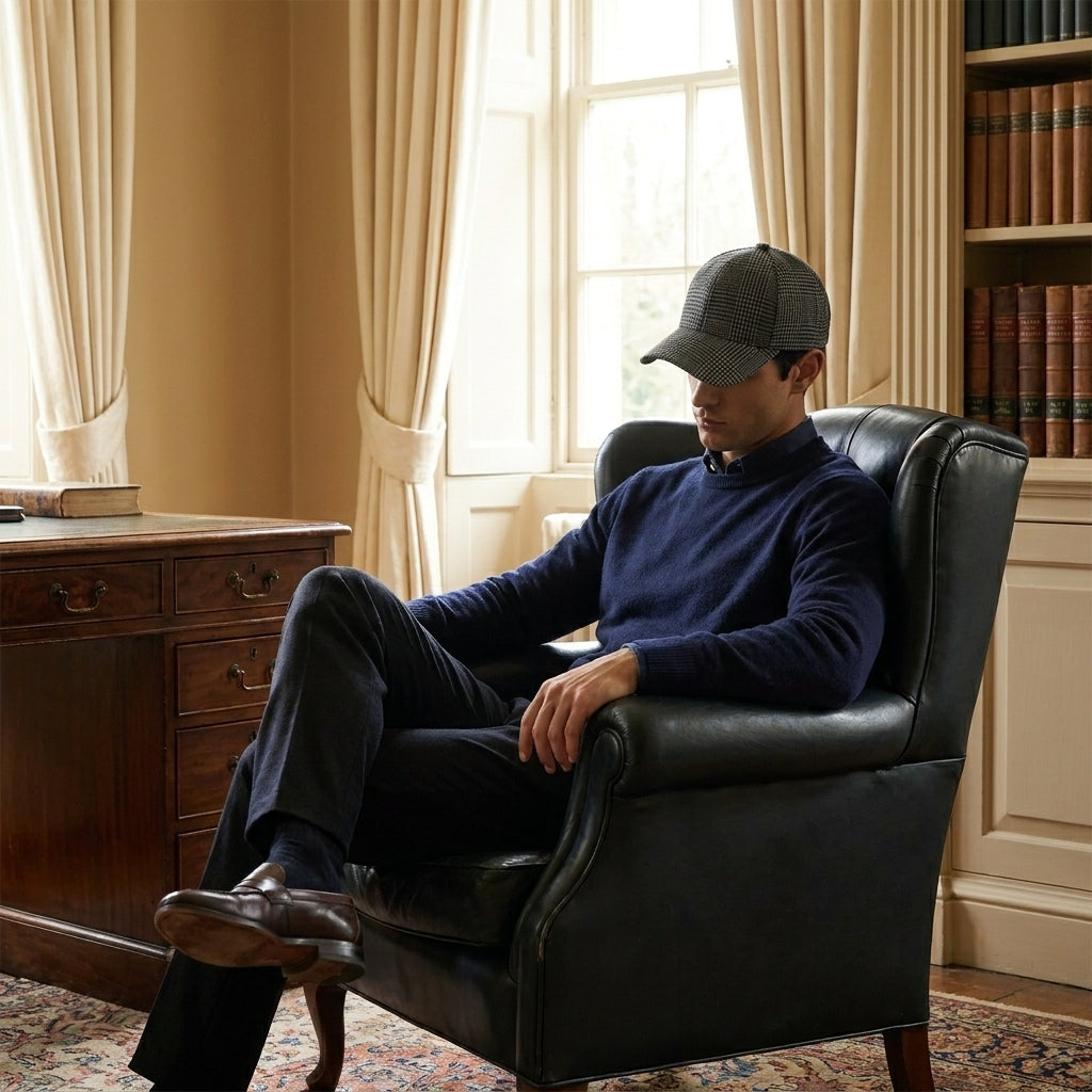 OLDMONEYLOOK | Men’s Classic Wool Tartan Cap
