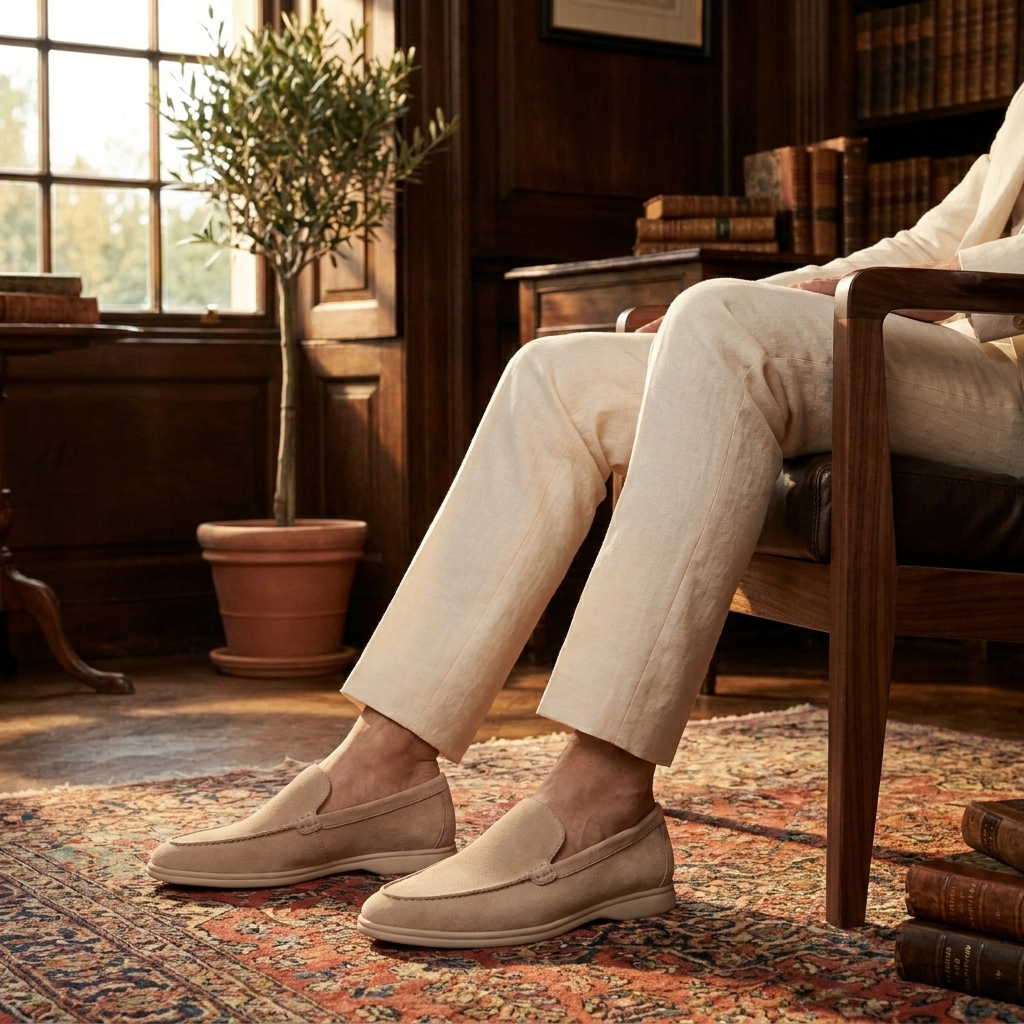 OLDMONEYLOOK | Men’s Classic Suede Moccasin Loafers