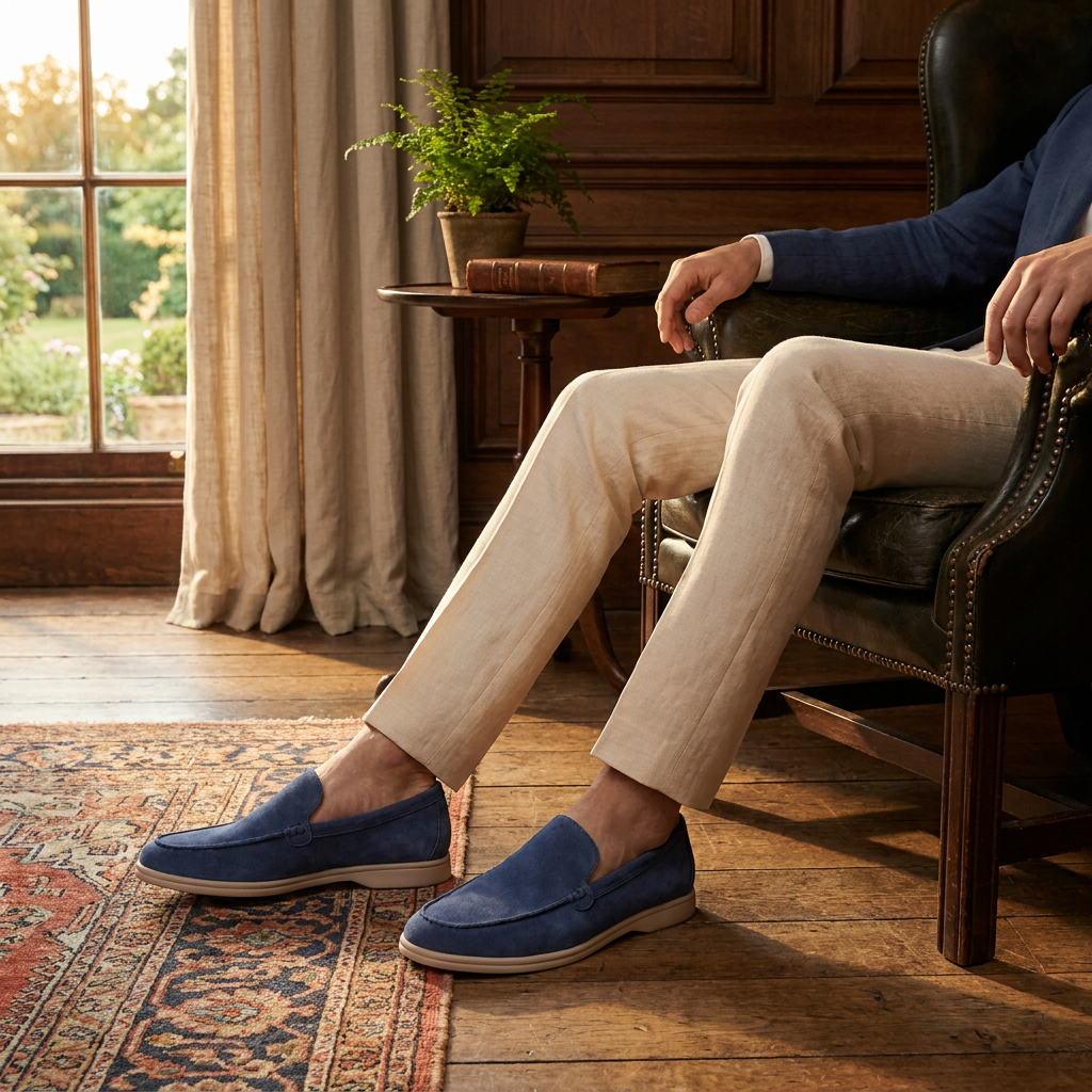 OLDMONEYLOOK | Men’s Classic Suede Moccasin Loafers