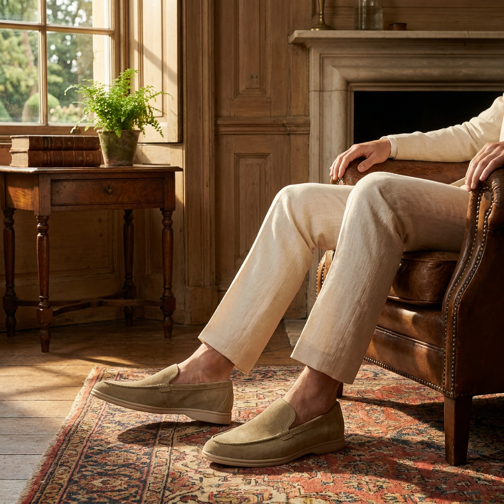 OLDMONEYLOOK | Men’s Classic Suede Moccasin Loafers