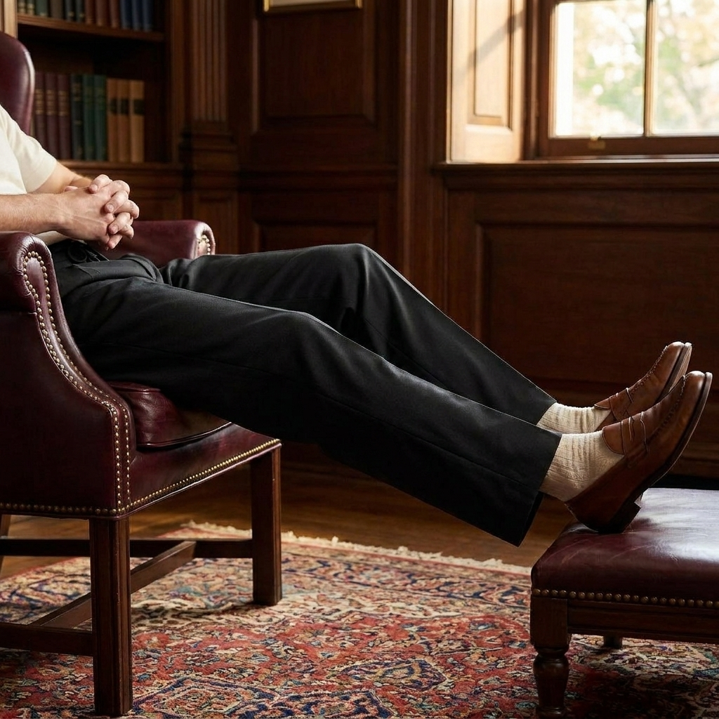 OLDMONEYLOOK | Men’s Heritage Linen Trousers