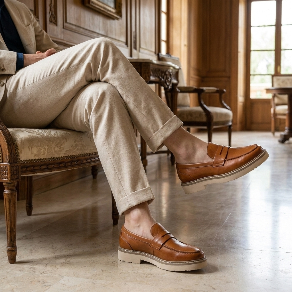 OLDMONEYLOOK | Men's Heritage Cowhide Oxford Shoes