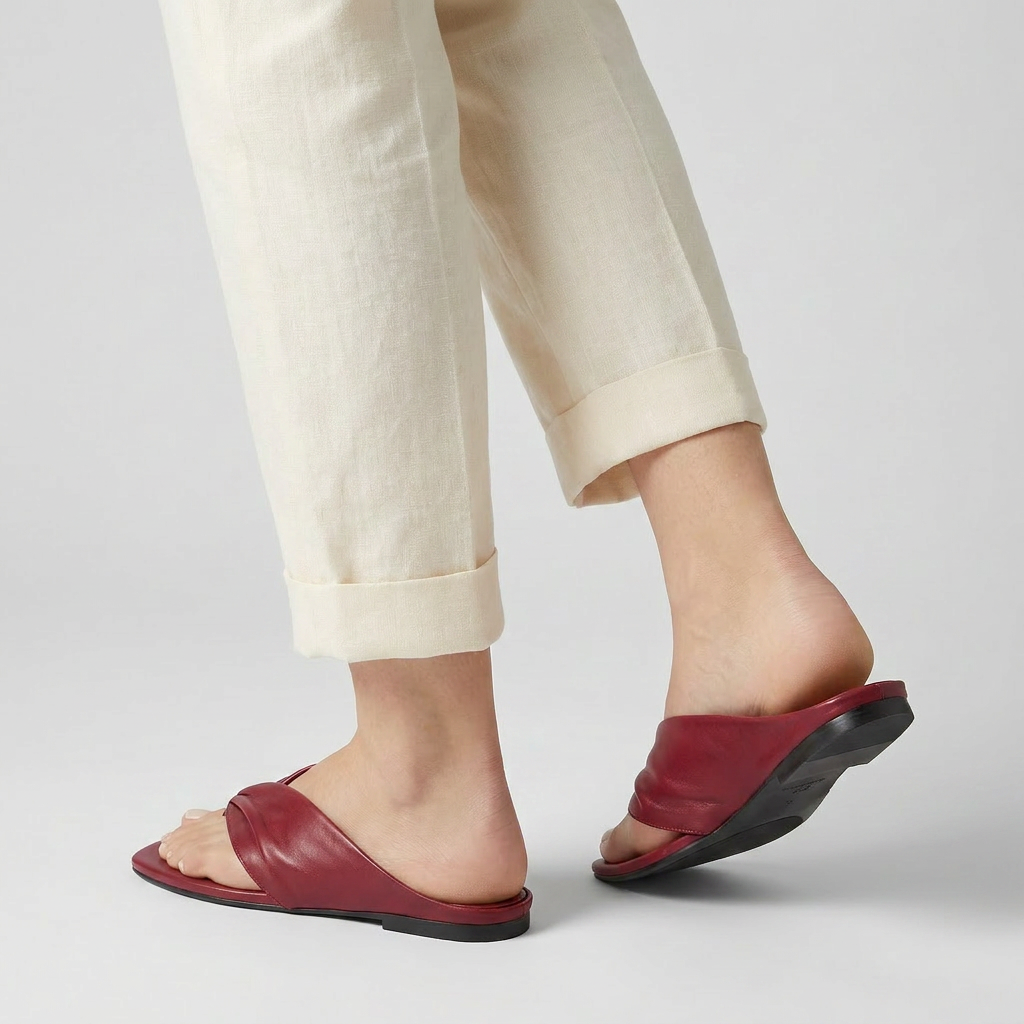 OLDMONEYLOOK | Women’s Heritage Cowhide Leather Flip Flops