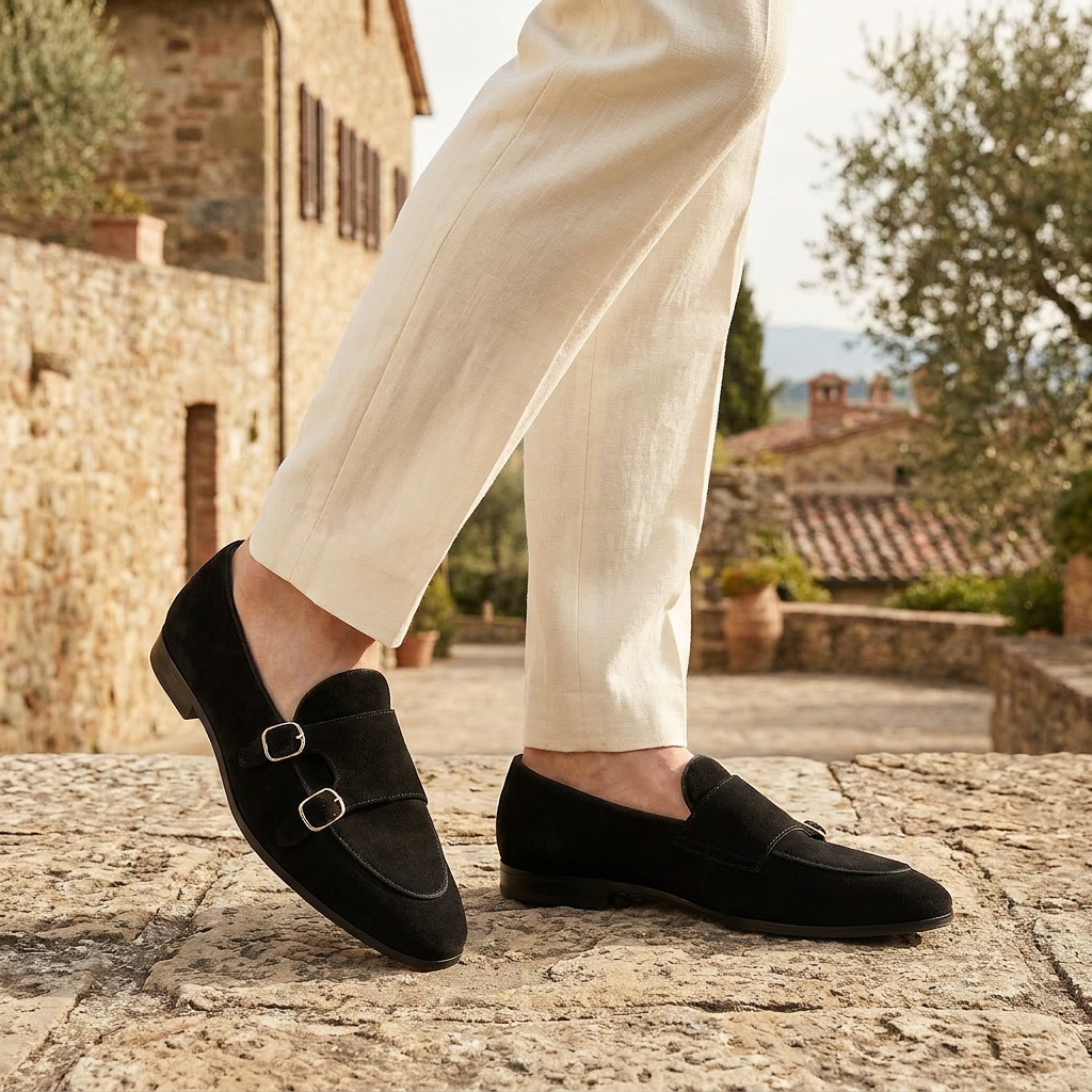 OLDMONEYLOOK | Men’s Refined Nubuck Leather Dress Shoes