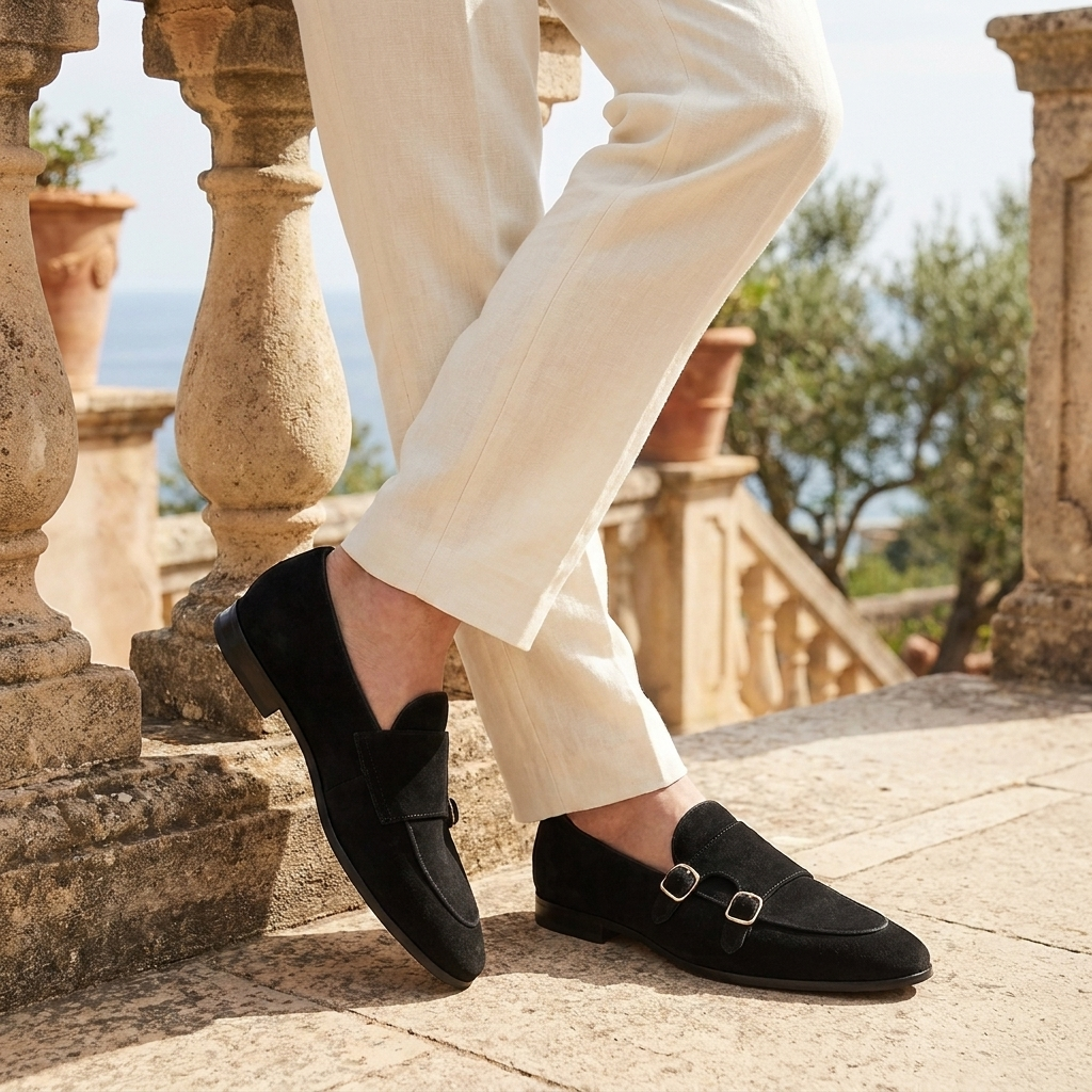 OLDMONEYLOOK | Men’s Refined Nubuck Leather Dress Shoes