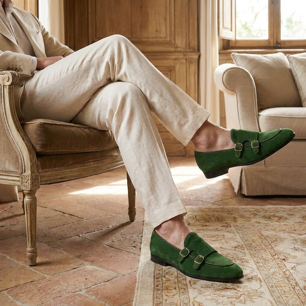 OLDMONEYLOOK | Men’s Refined Nubuck Leather Dress Shoes