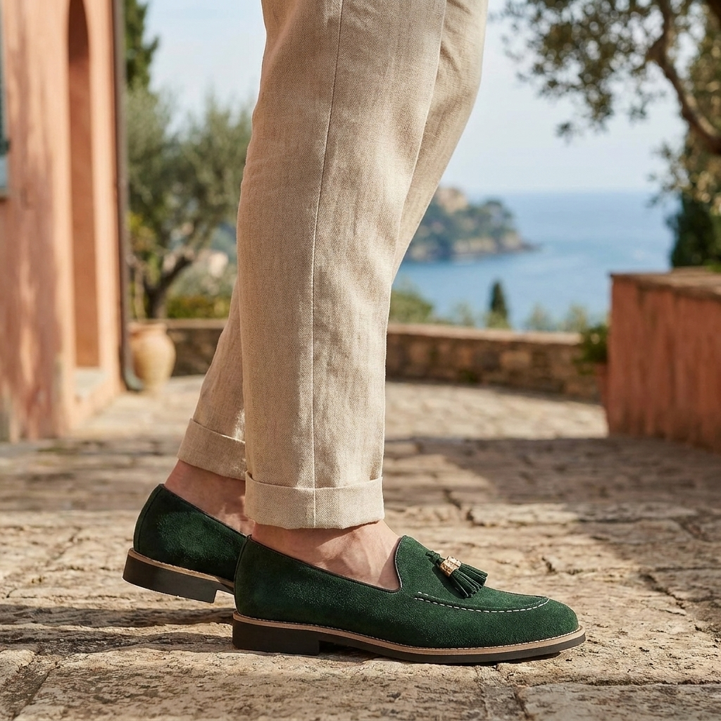 OLDMONEYLOOK | Men’s Heritage Suede Tassel Loafers