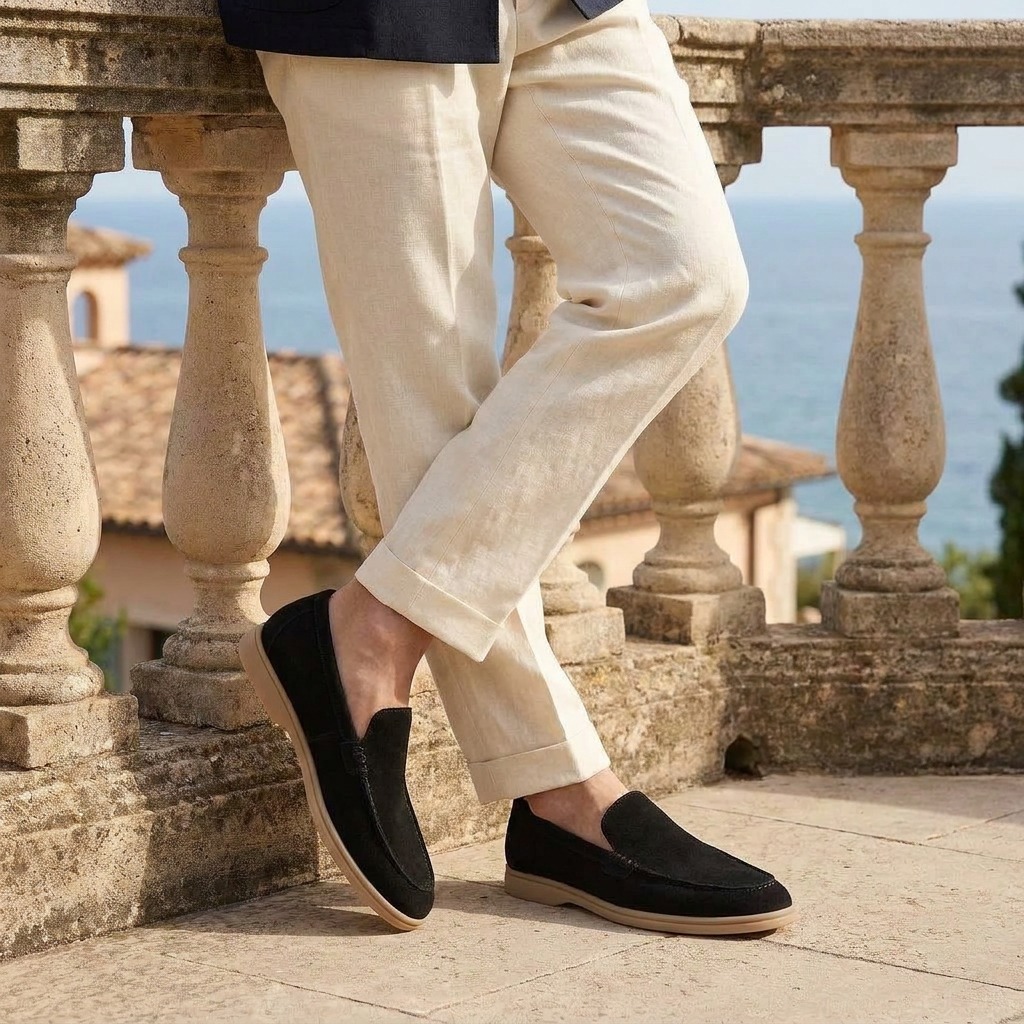 OLDMONEYLOOK | Men’s Classic Slip-On Suede Loafers