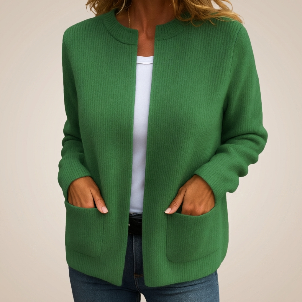 Women's Ribbed Open Vest