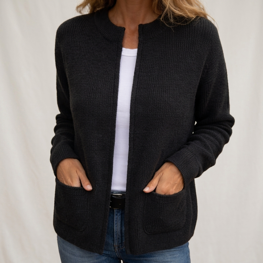 Women's Ribbed Open Vest