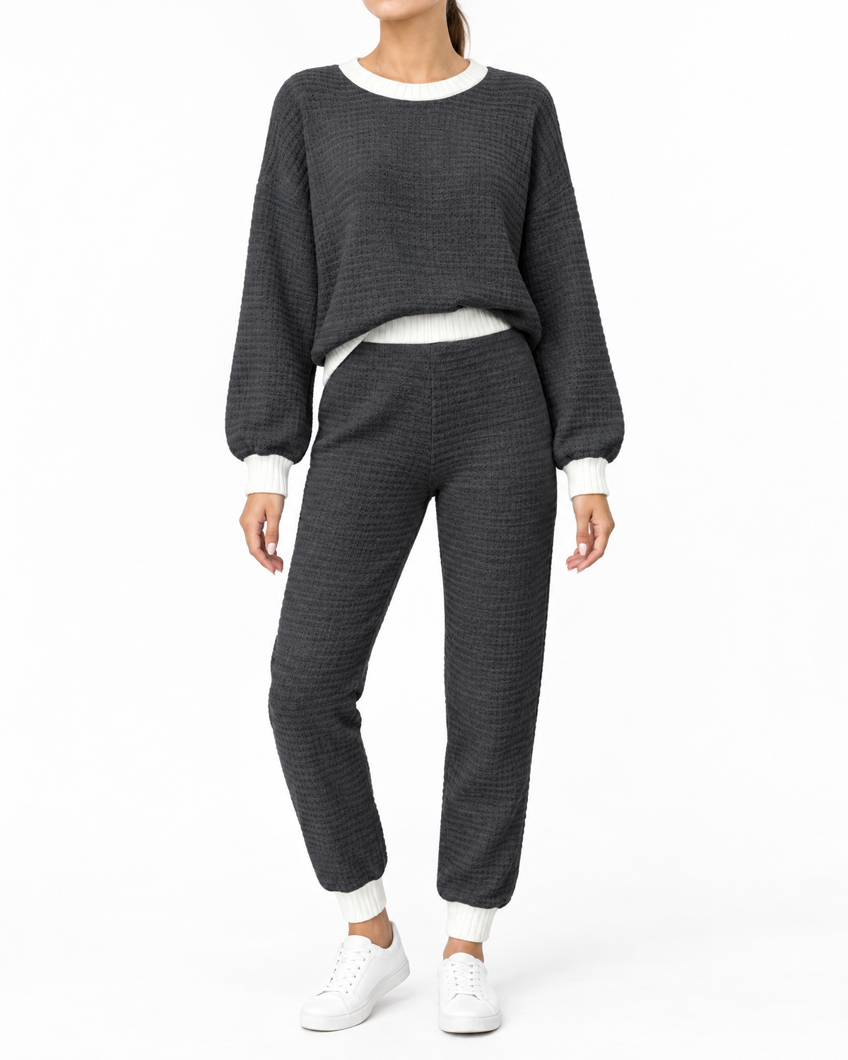 Women's Two-Piece Waffle Set