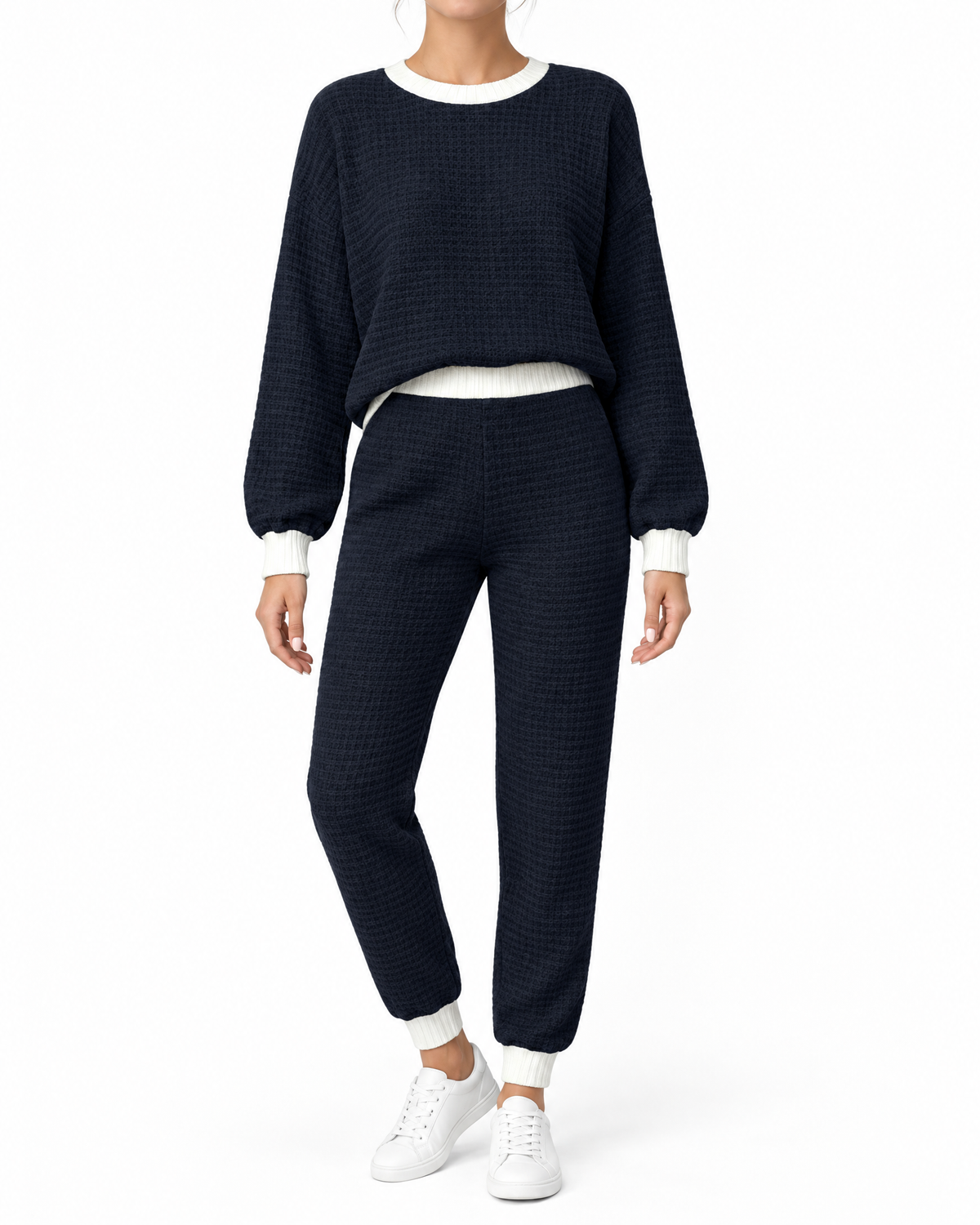 Women's Two-Piece Waffle Set