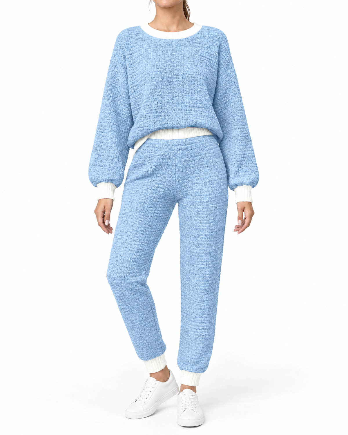 Women's Two-Piece Waffle Set