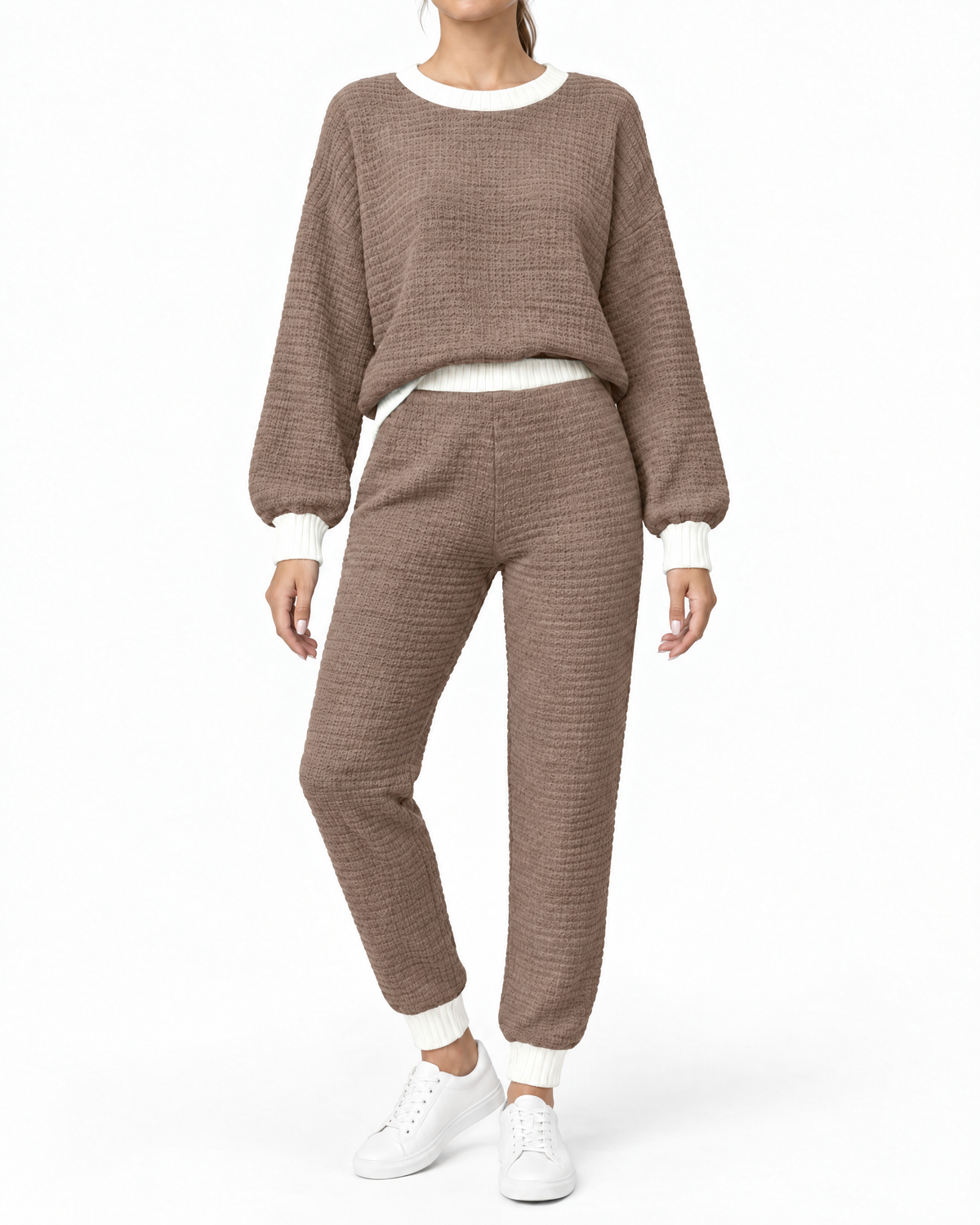 Women's Two-Piece Waffle Set