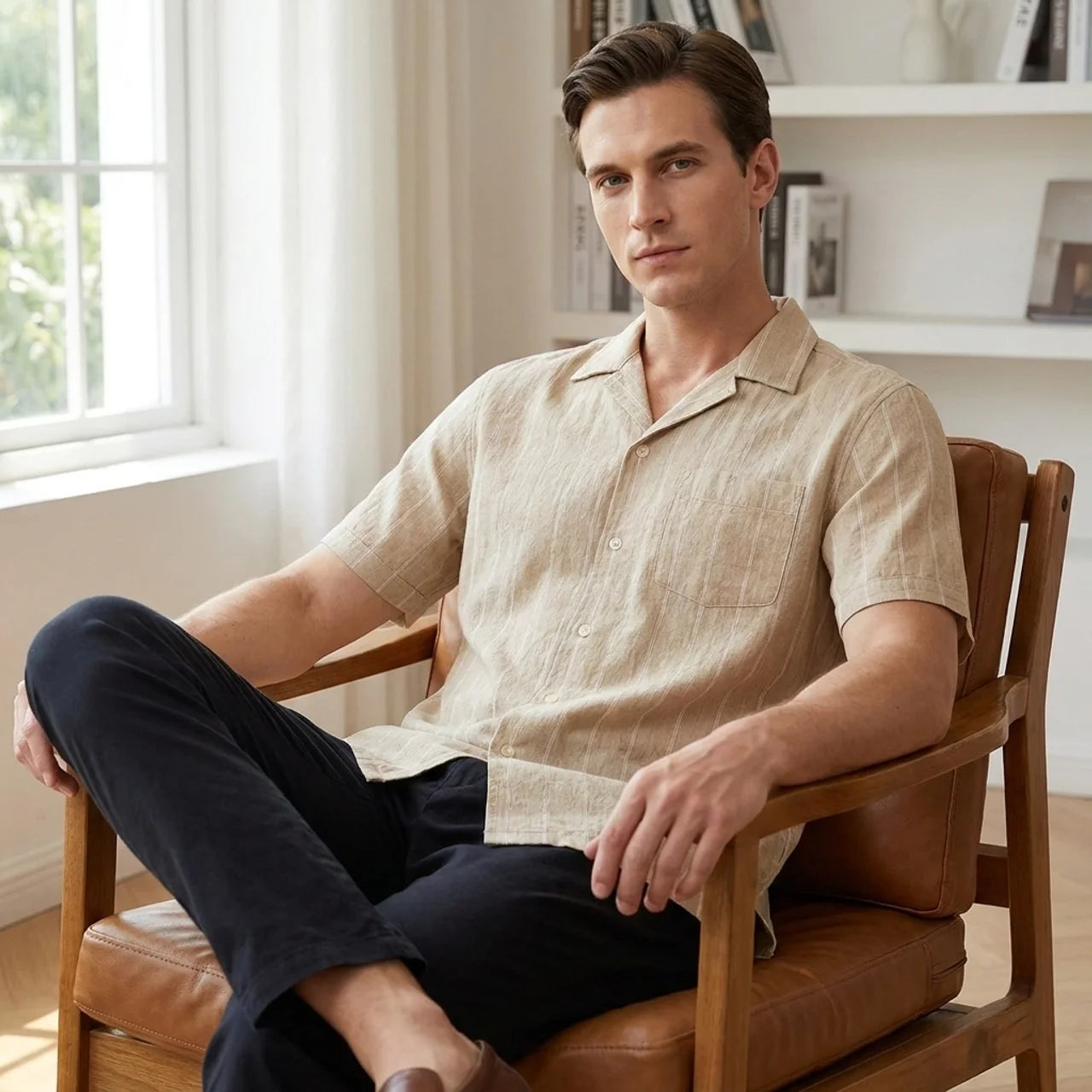 OLDMONEYLOOK | Men’s Refined Striped Polo
