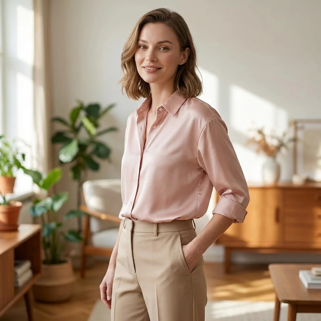 OLDMONEYLOOK | Women’s Classic Long Sleeve Polo Shirt