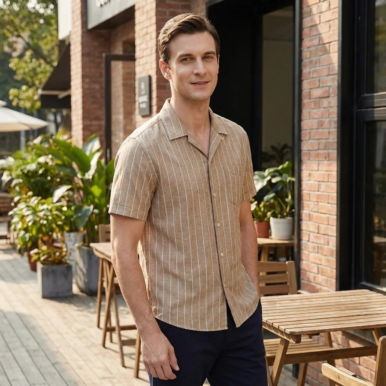 OLDMONEYLOOK | Men’s Refined Striped Polo
