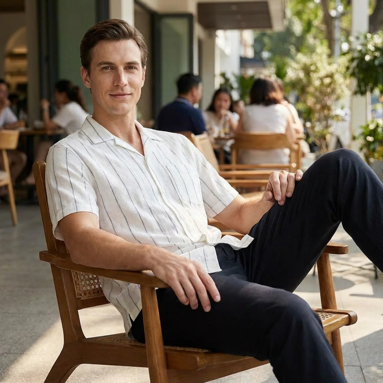 OLDMONEYLOOK | Men’s Refined Striped Polo