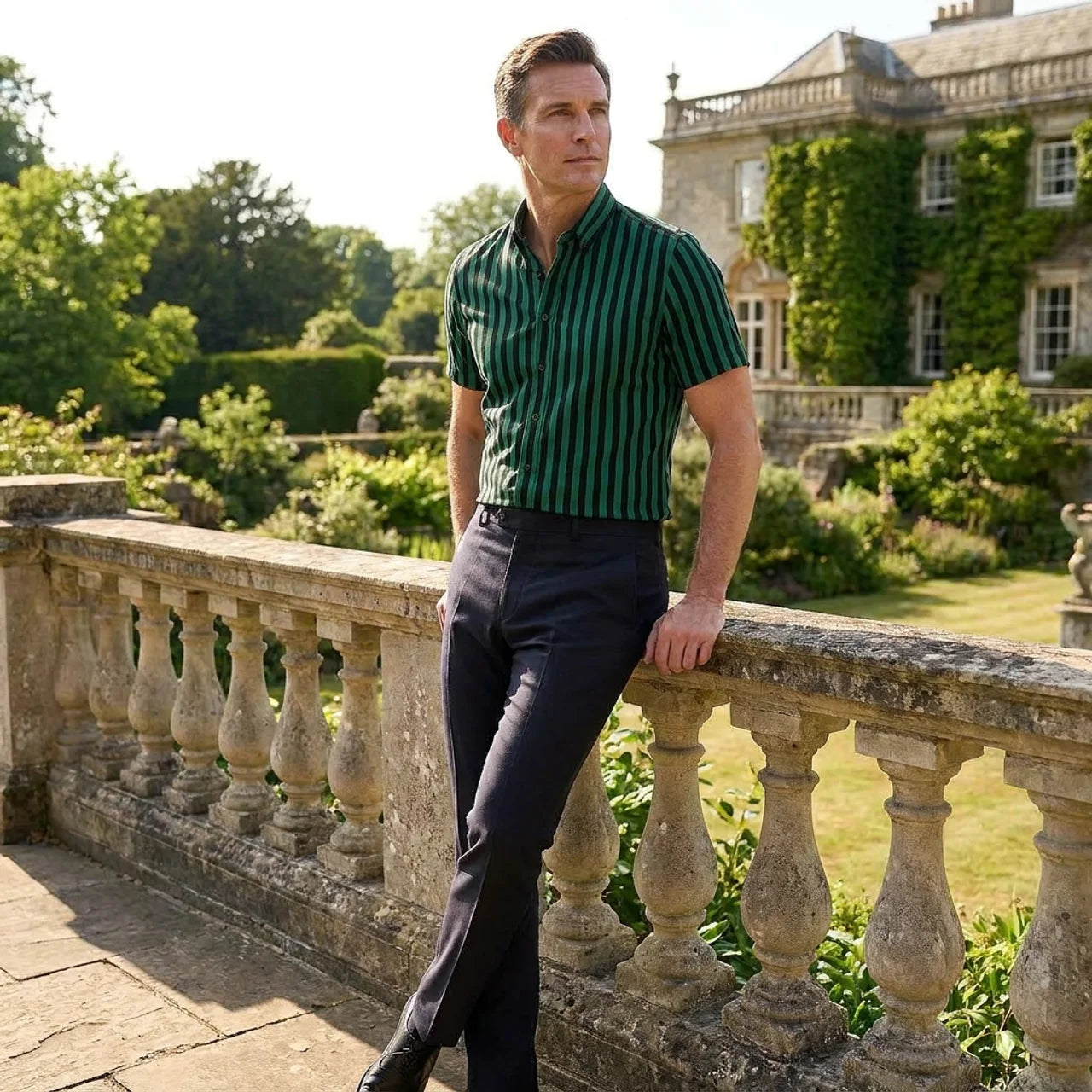OLDMONEYLOOK | Men’s Heritage Striped Polo Shirt