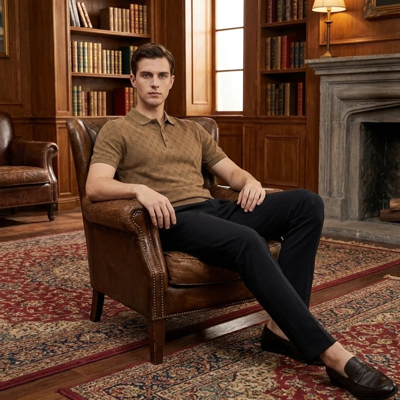 OLDMONEYLOOK | Men’s Refined Breathable Polo Shirt