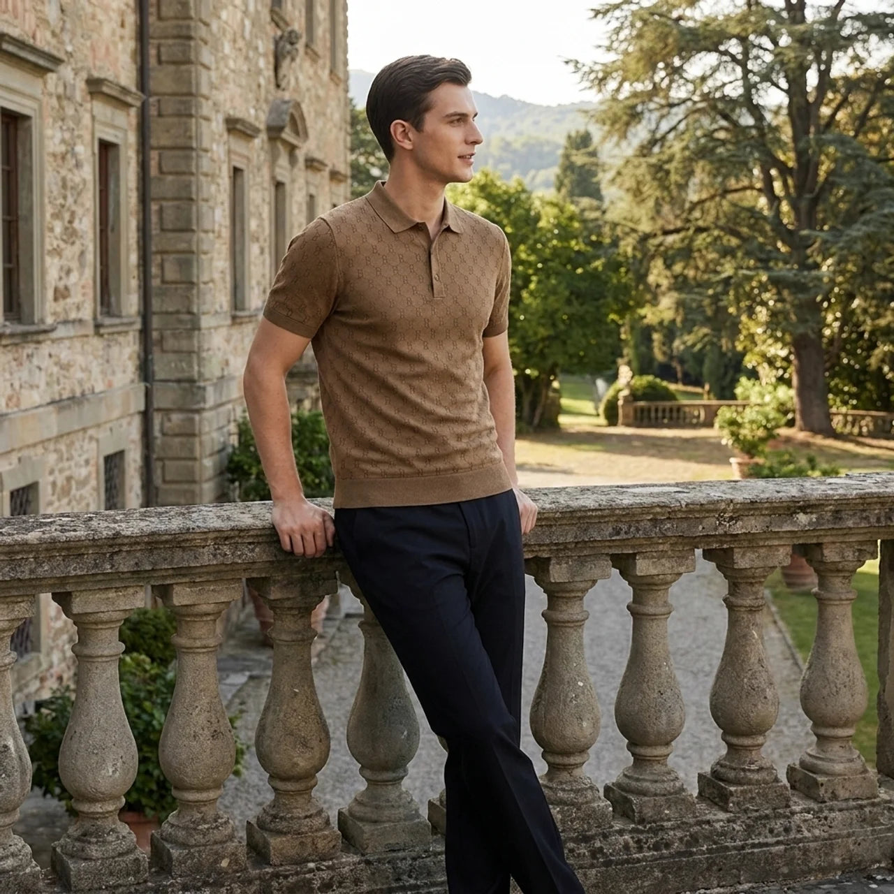OLDMONEYLOOK | Men’s Refined Breathable Polo Shirt