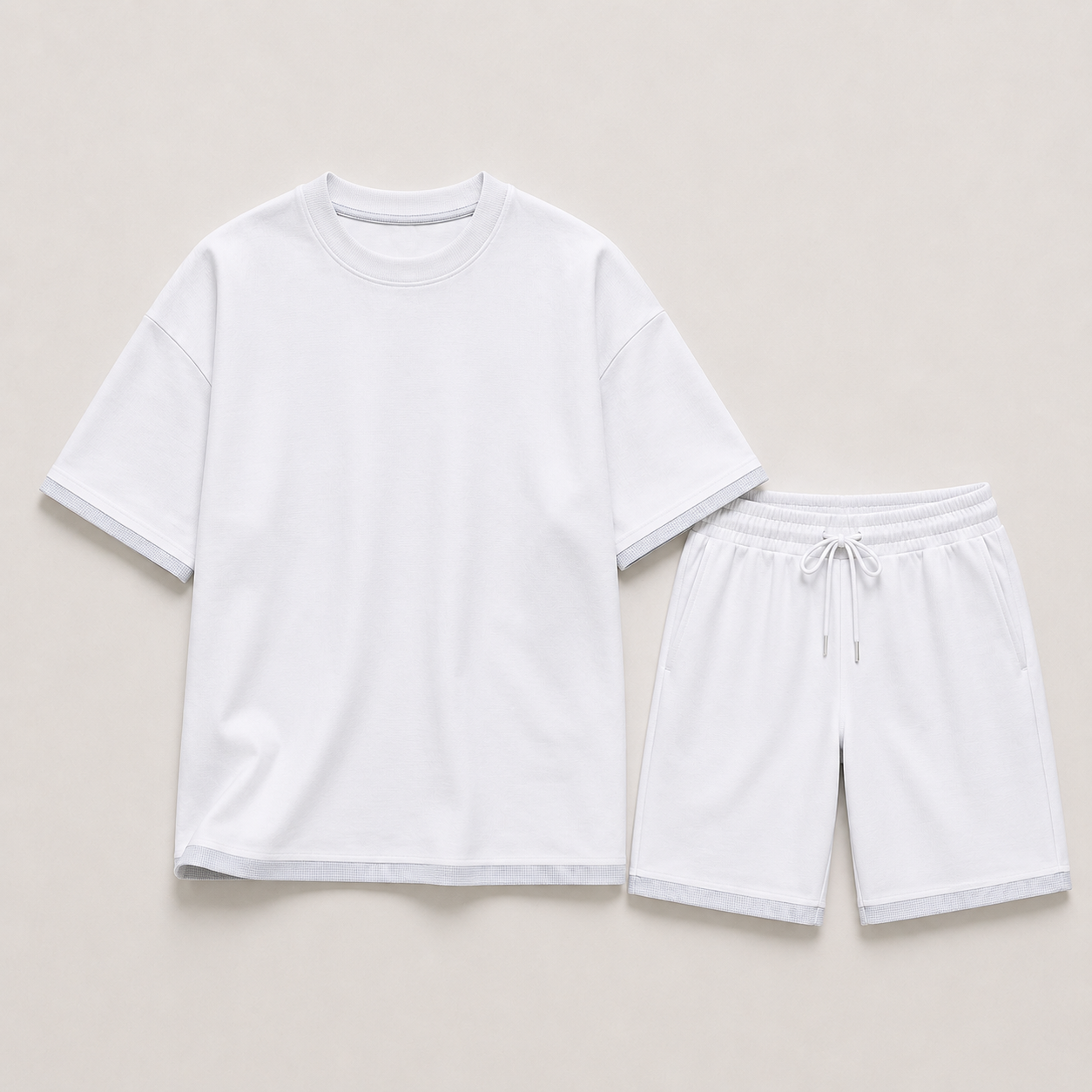 Men's Oversized Set with T-Shirt and Shorts