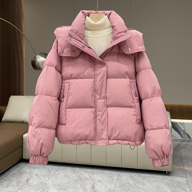 Ladies' Puffer Jacket with Hood
