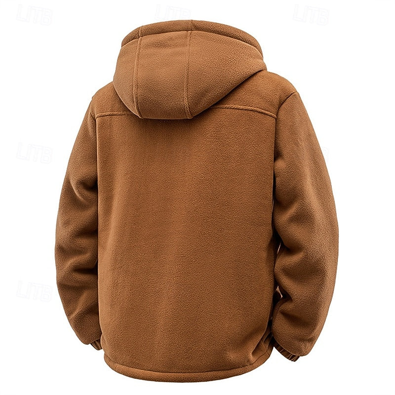 Tristan | Cozy Fleece-Lined Hooded Jacket