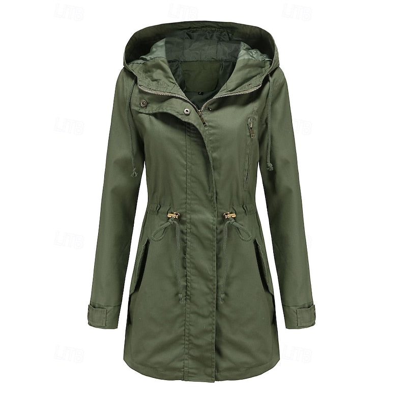 Matilda | Longline Utility Coat with Hood