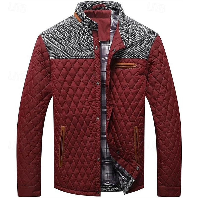 Maxwell | Quilted Stand-Up Collar Jacket