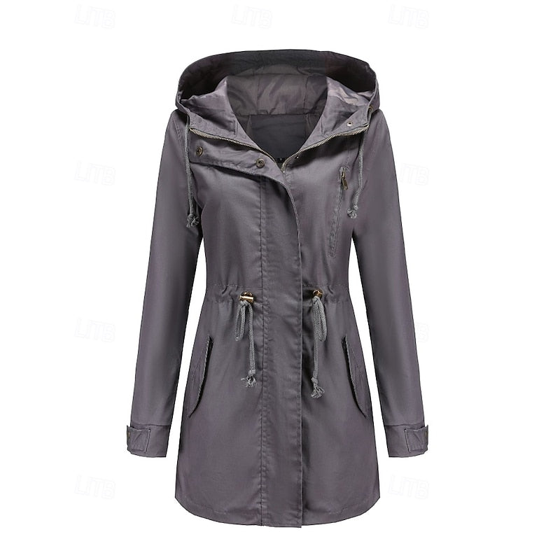 Matilda | Longline Utility Coat with Hood