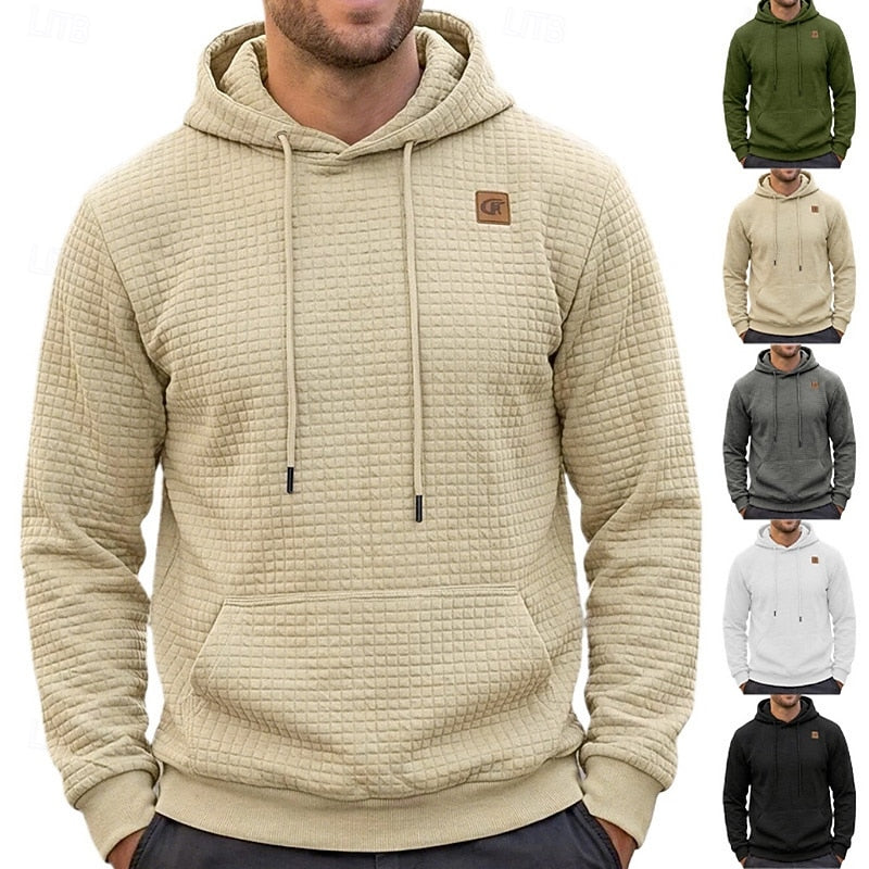 Merrick | Textured Hooded Sweatshirt
