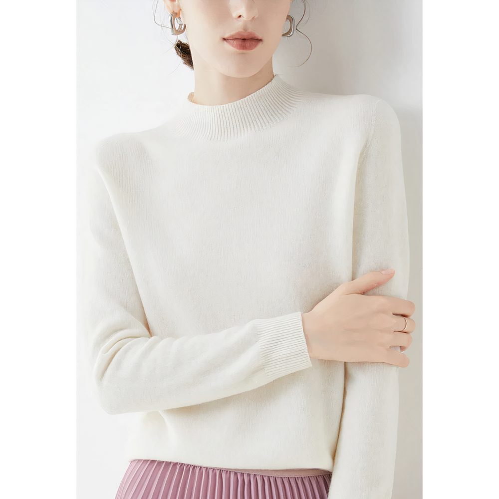 Women's Round Neck Cashmere Sweater