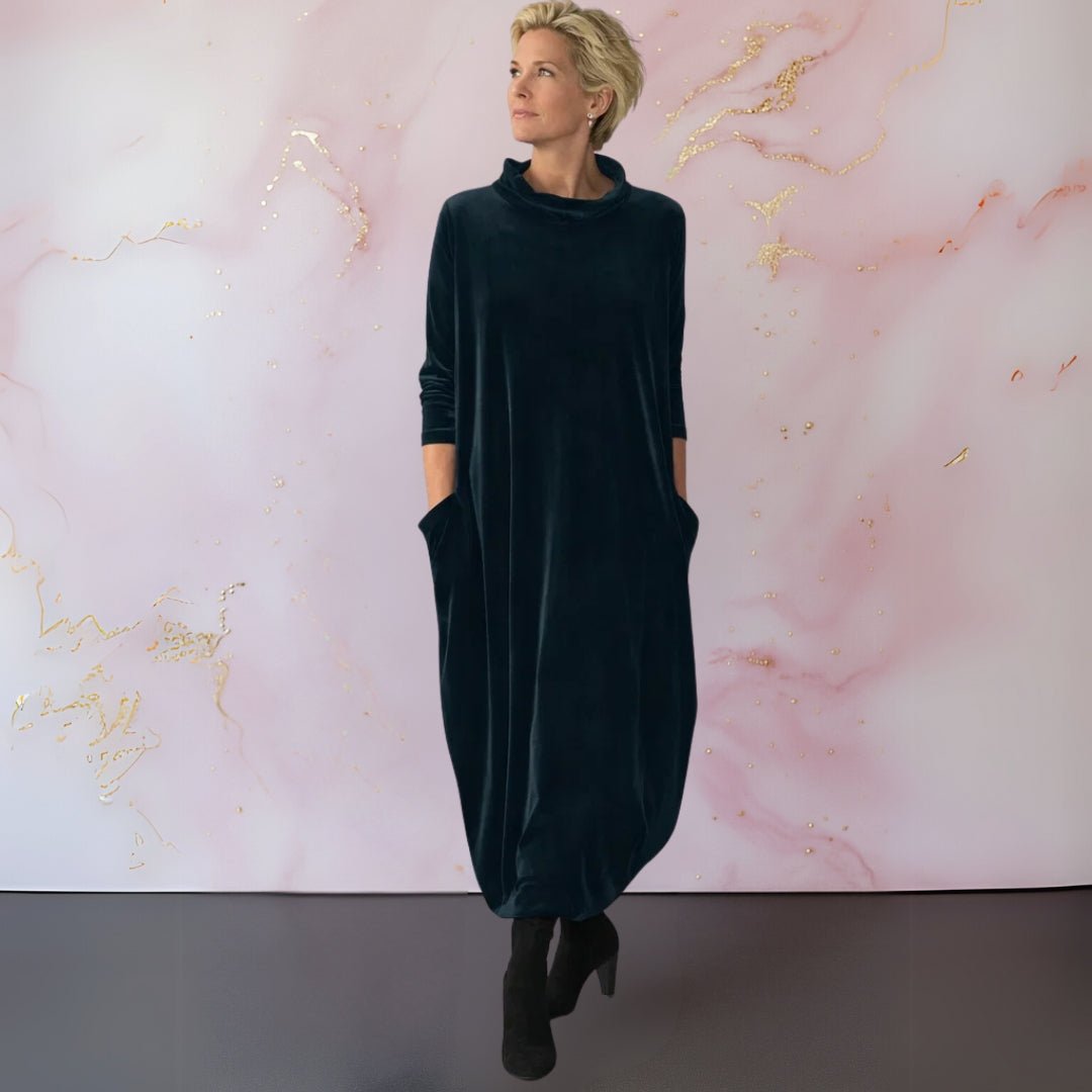 Women's Velvet Maxi Dress
