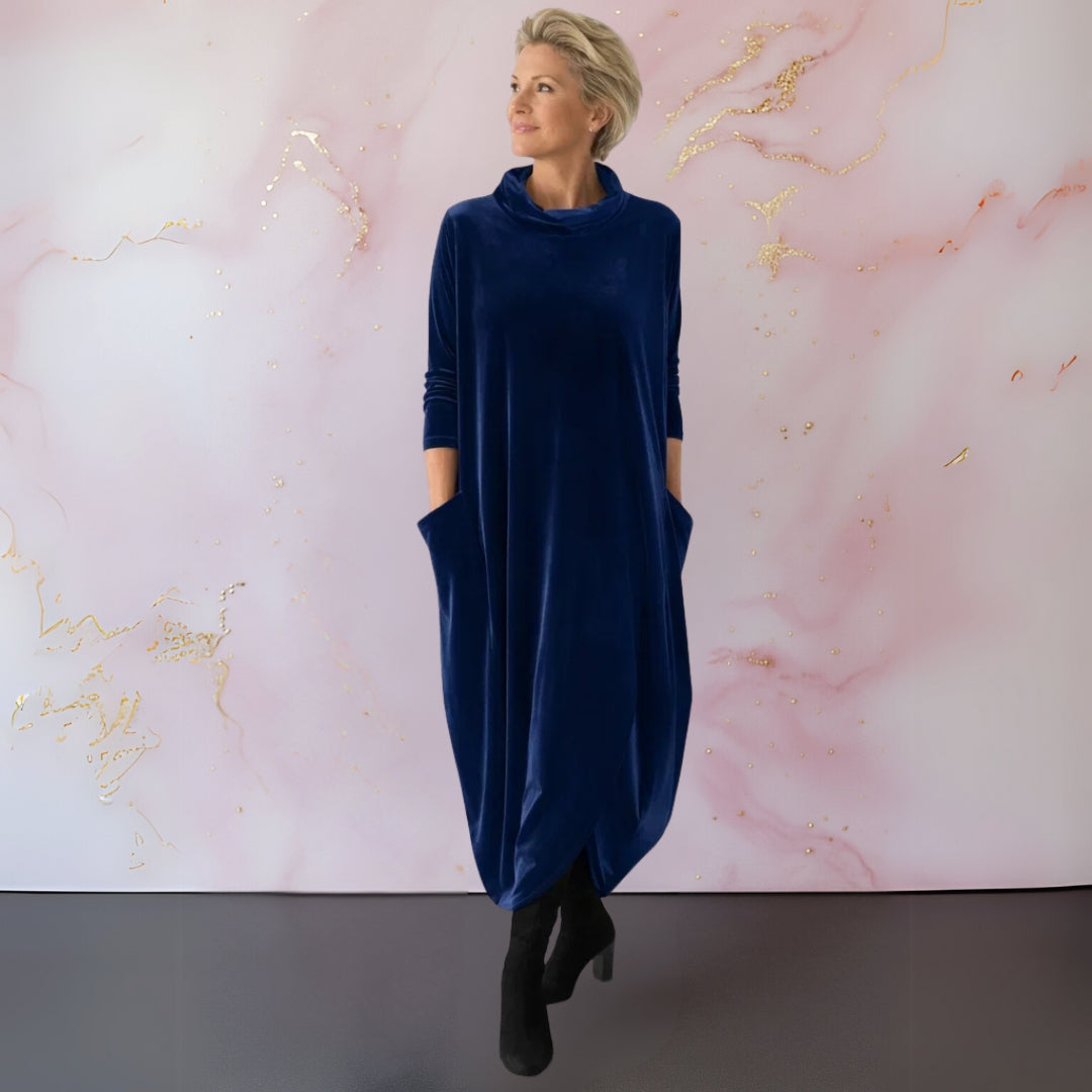 Women's Velvet Maxi Dress