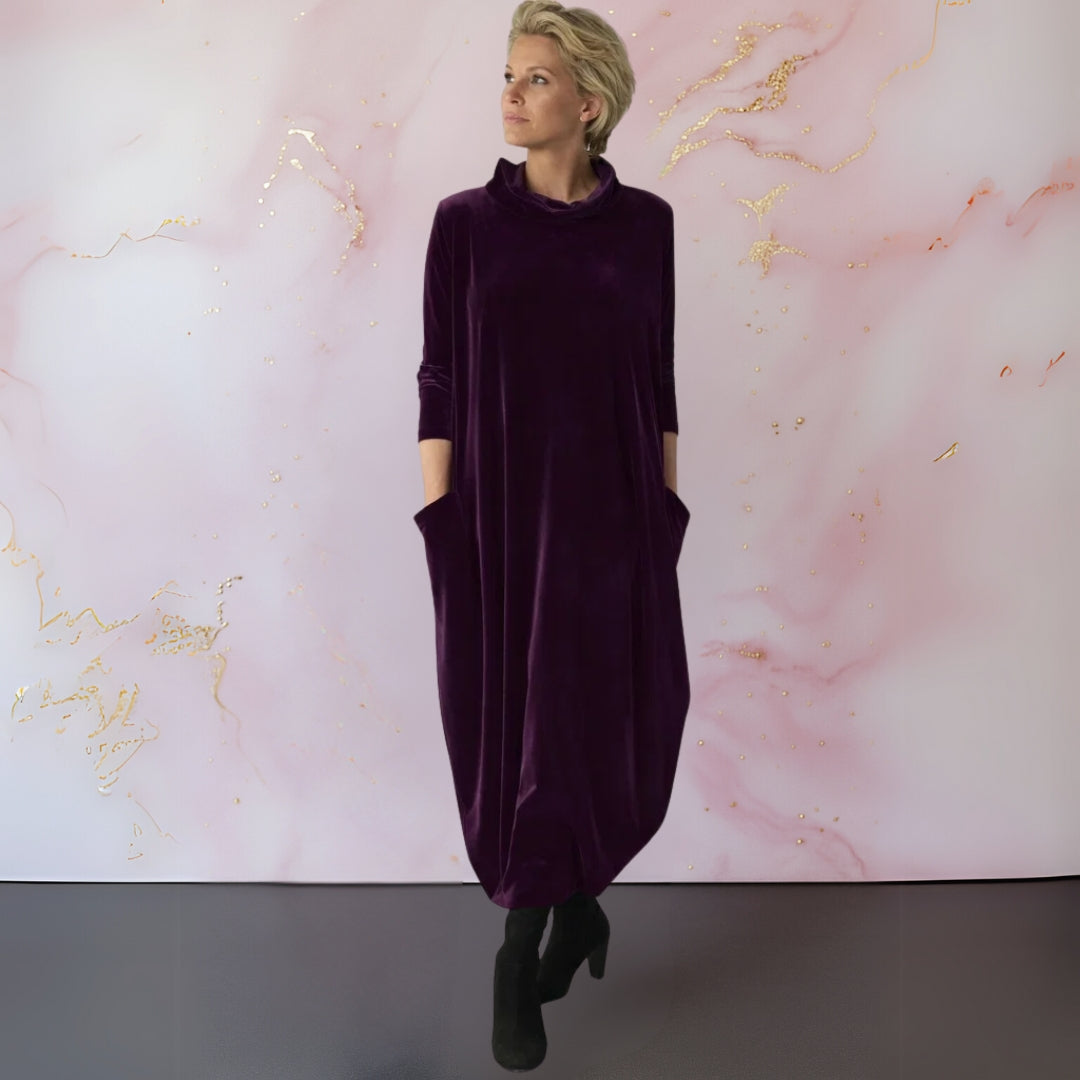 Women's Velvet Maxi Dress